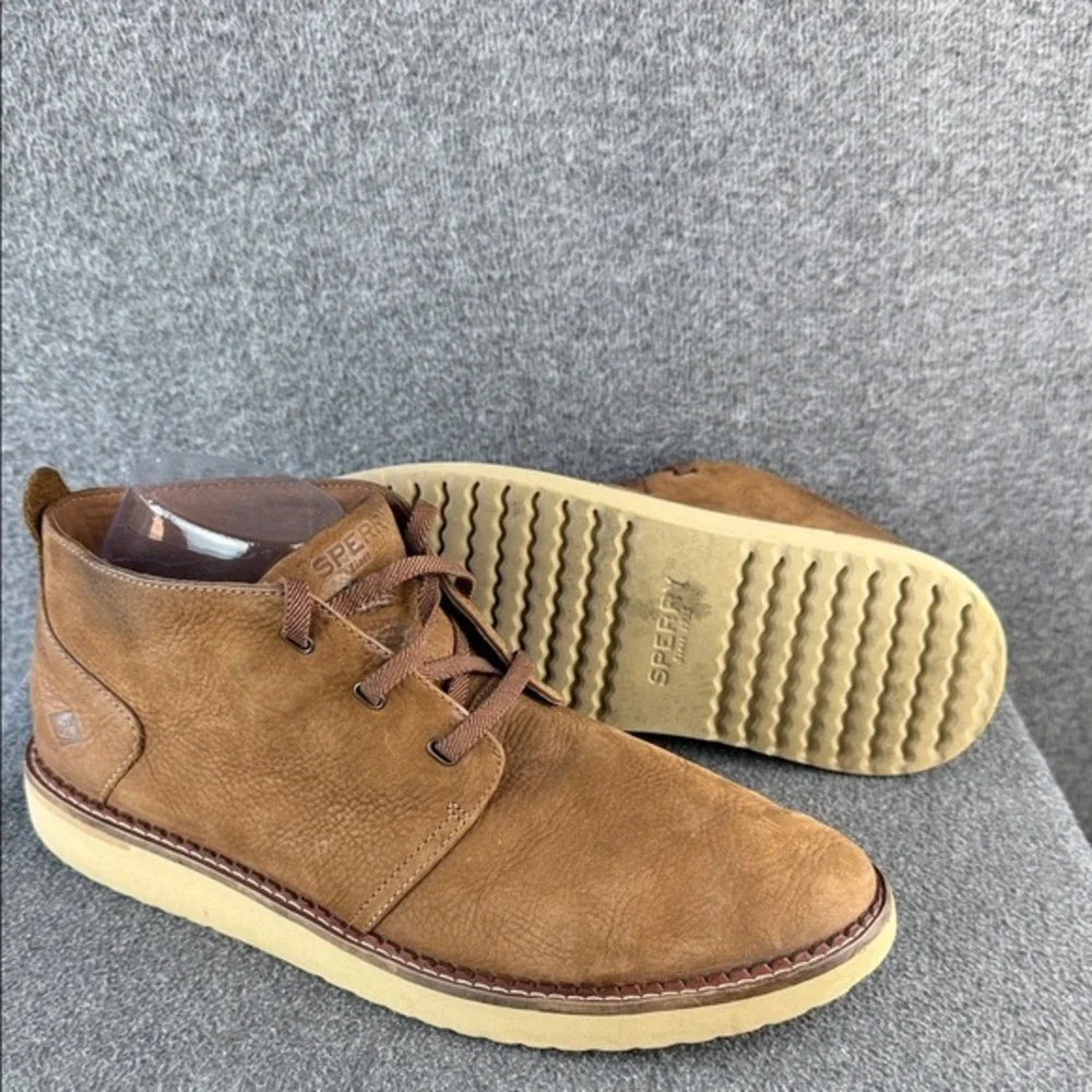 Sperry Top-Sider Men's Chukka Brown Suede Boots‎ Size 11.5